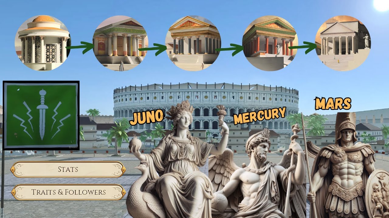 BRUTII TEMPLES EXPLAINED! HIDDEN PERKS AND BEST CHOICE! — Rome Total War Remastered (Temples Guide)