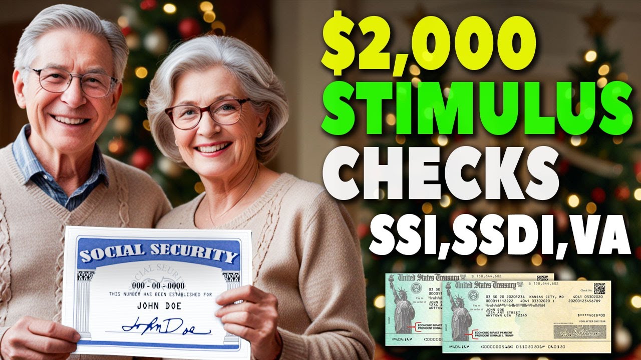 IRS Confirms $2,000 Stimulus Checks for Seniors: Payments Start December 2024