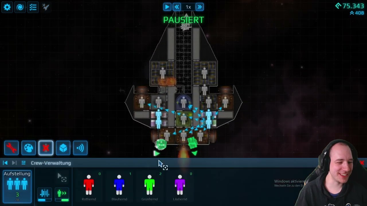 Das Railgunschiff - Cosmoteer