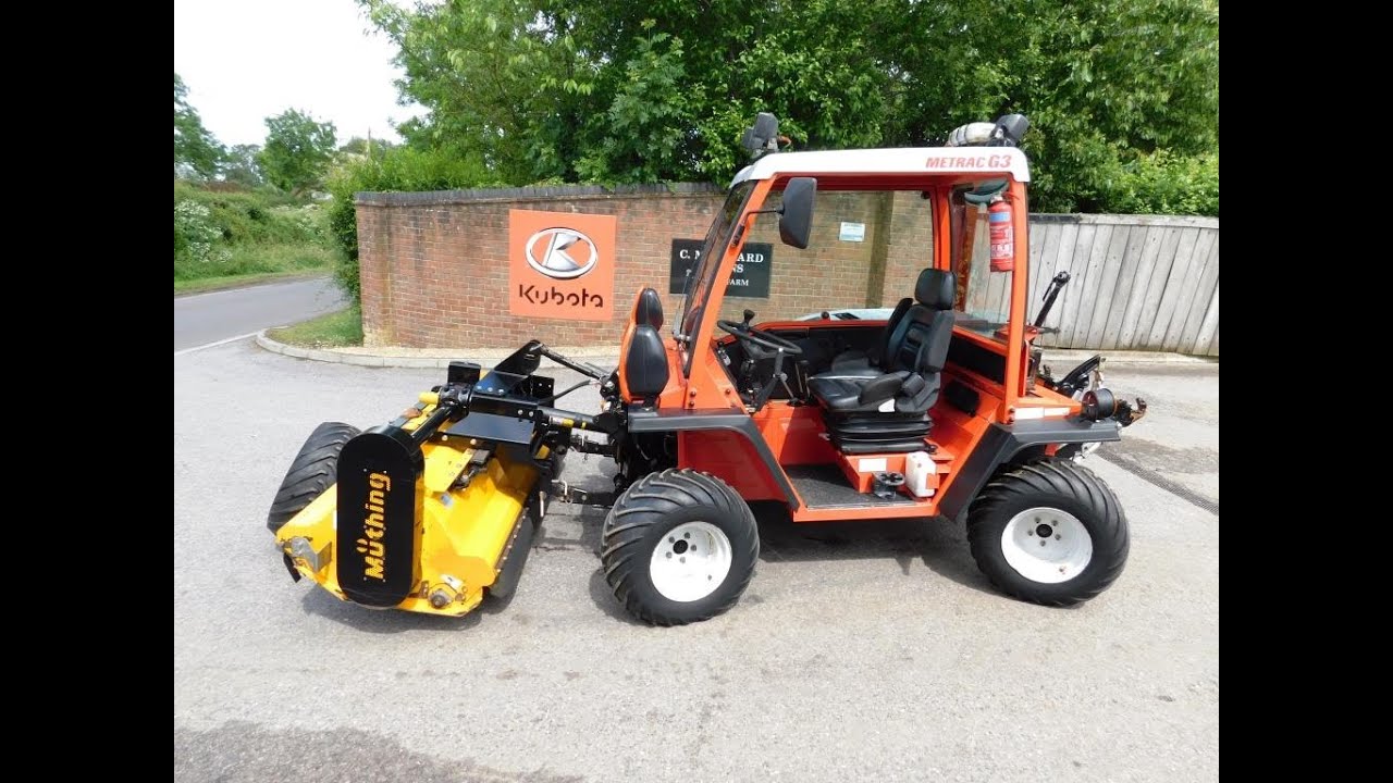 REFORM METRAC G3 WITH MUTHING FRONT MOWER BANK ALPINE TRACTOR