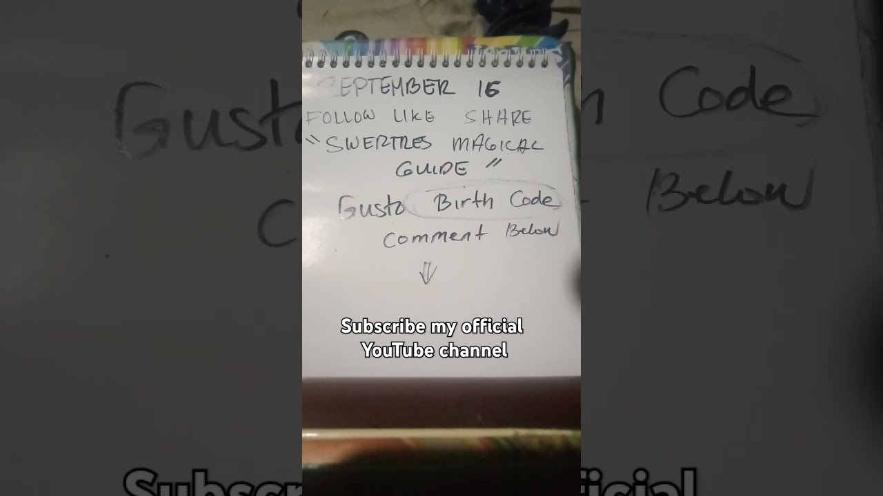 Sino gusto birth Code comment below 👇