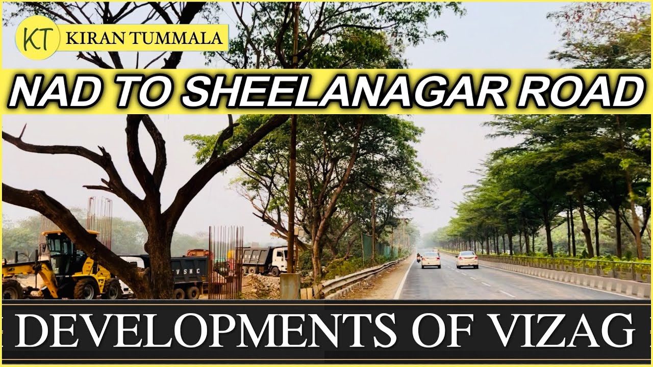 NAD Junction To Sheelanagar Port Road ROB At NAD Details  | Vizag Development | Vlog | Kiran Tummala