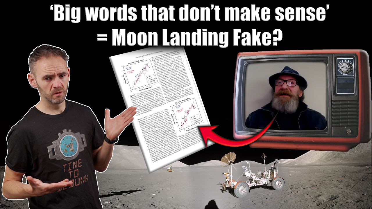 Conspiracy Theorist proves Moon landings by not being able to read?