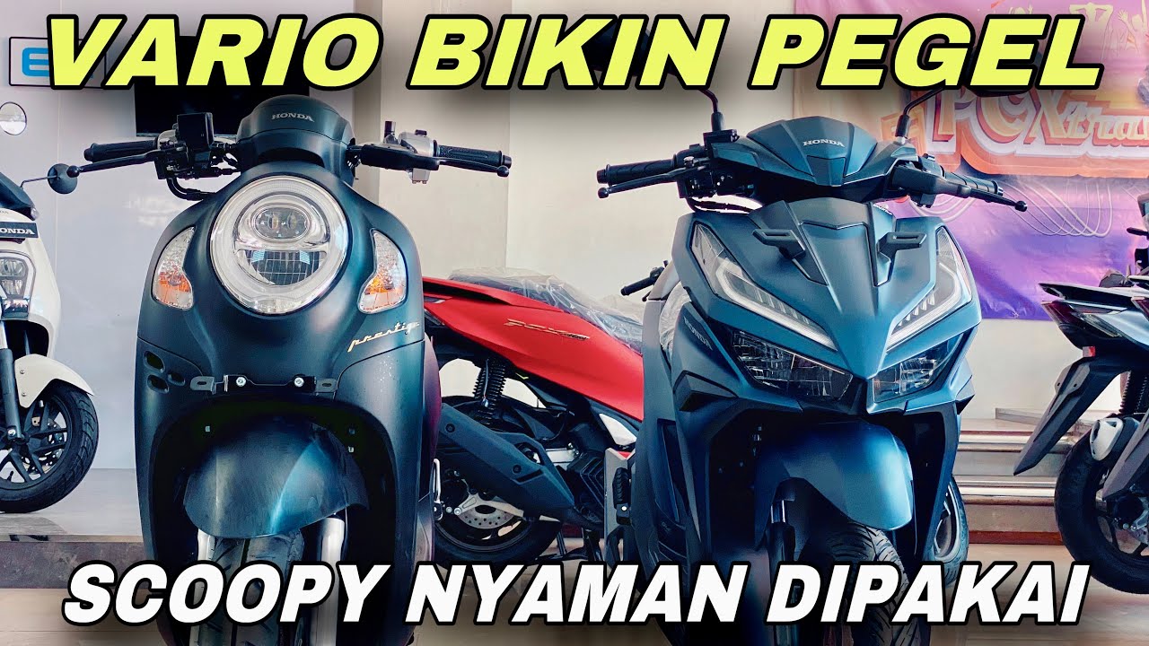VARIO 125 ISS VS SCOOPY PRESTIGE MANA YANGVTERBAIK ⁉️