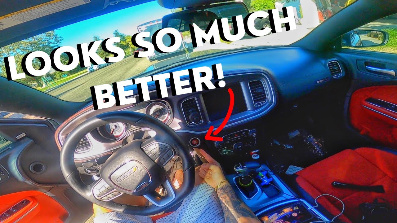 THIS SMALL MOD MADE A HUGE DIFFERENCE TO THE INTERIOR OF MY DODGE CHARGER 392 SCAT PACK!
