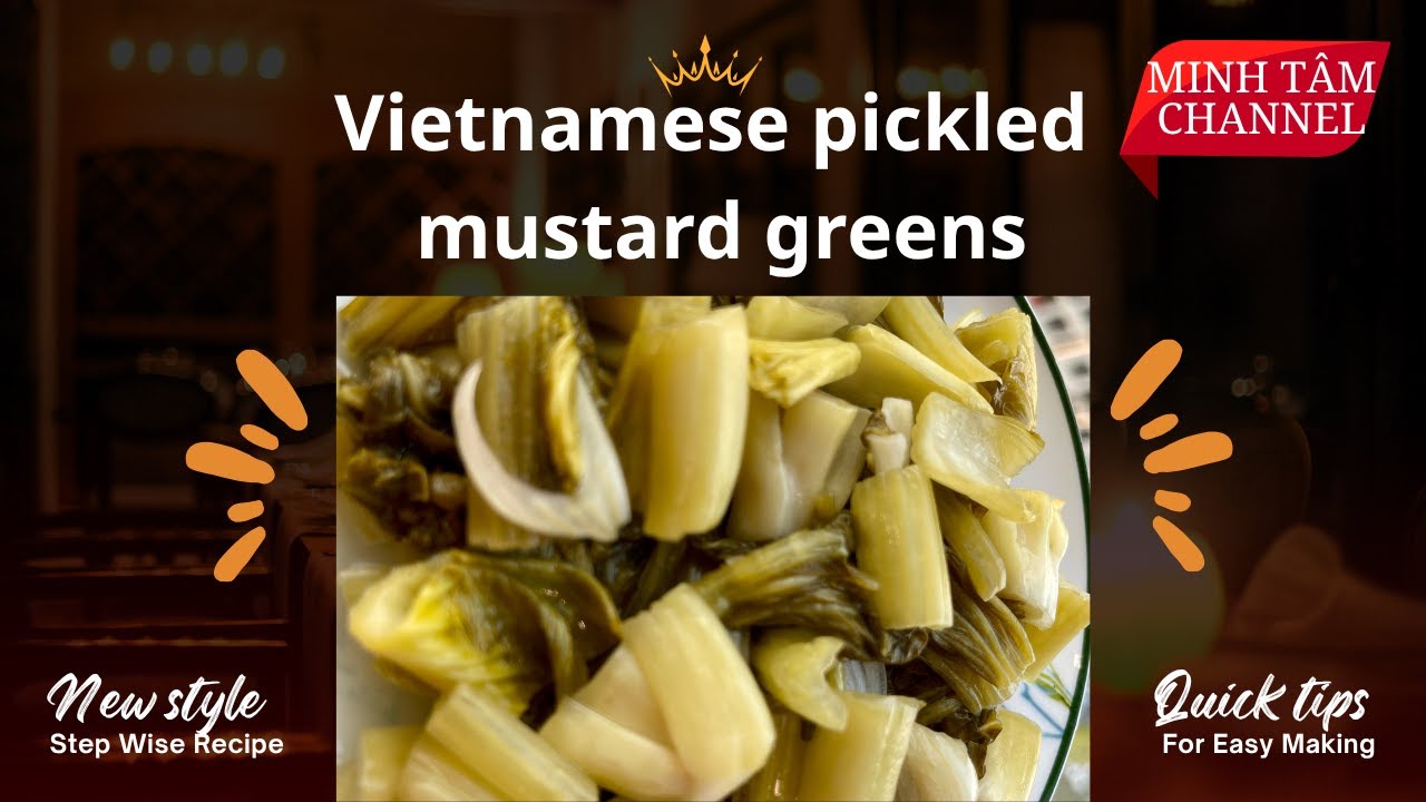 Cách Làm Dưa Cải Muối | How To Make Vietnamese Pickled Mustard Greens | Minh Tâm Channel
