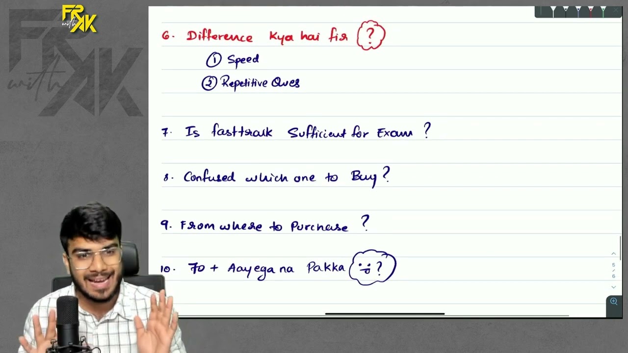 Fast Track vs Exam Oriented Batch | Which one is best suited? CA Aakash Kandoi