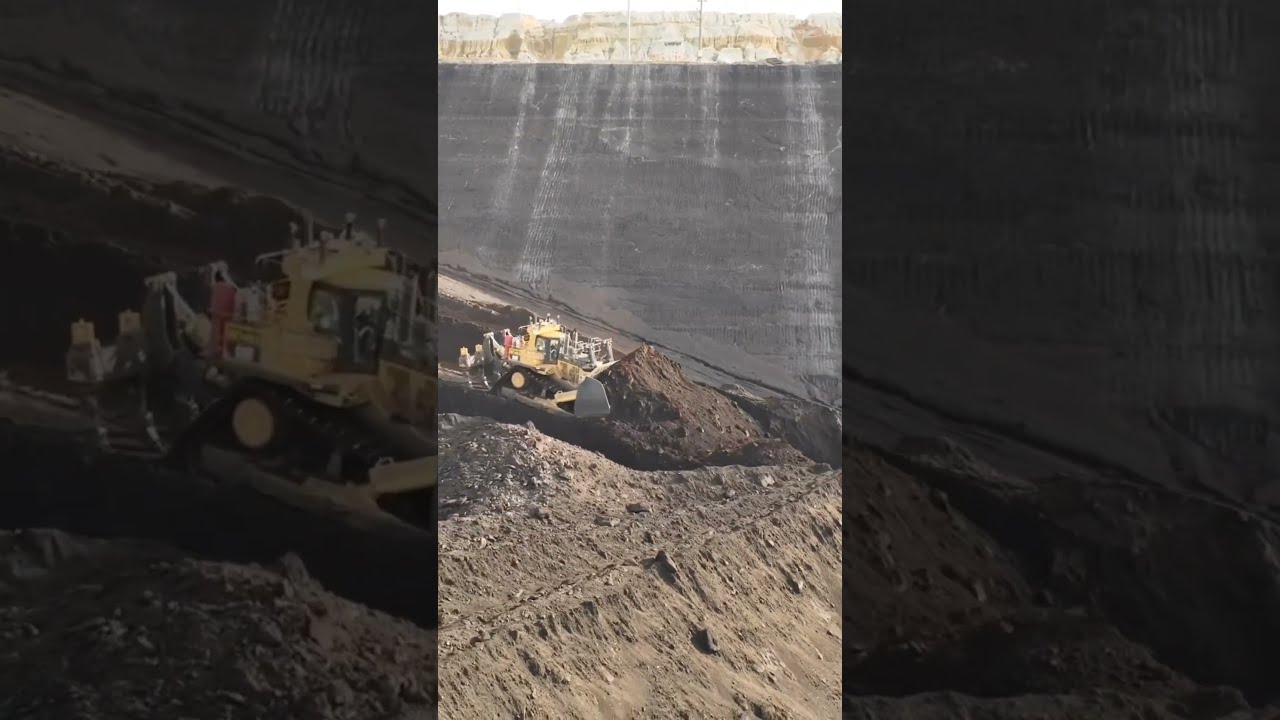 Absolutely MASSIVE Caterpillar D11 Bulldozer Pushing Coal | #bulldozer #heavyequipment #shorts