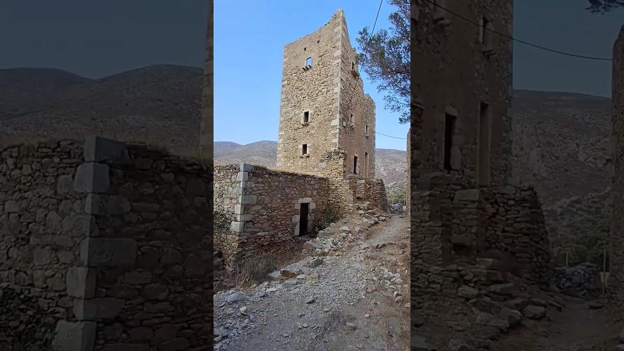Greek Ghost Town--Vatheia