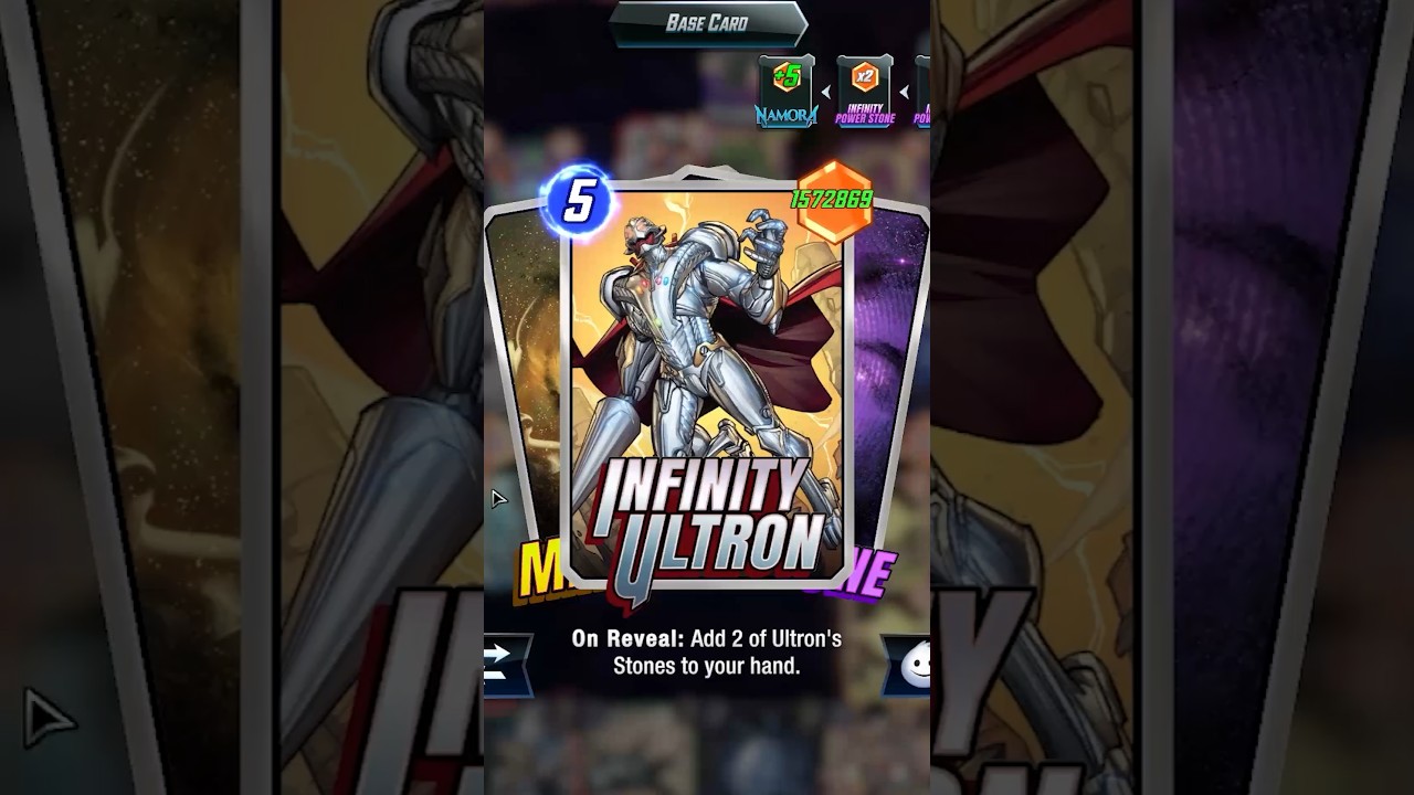 1.5M POWER! THE *BIGGEST* INFINITY ULTRON IN MARVEL SNAP! #shorts