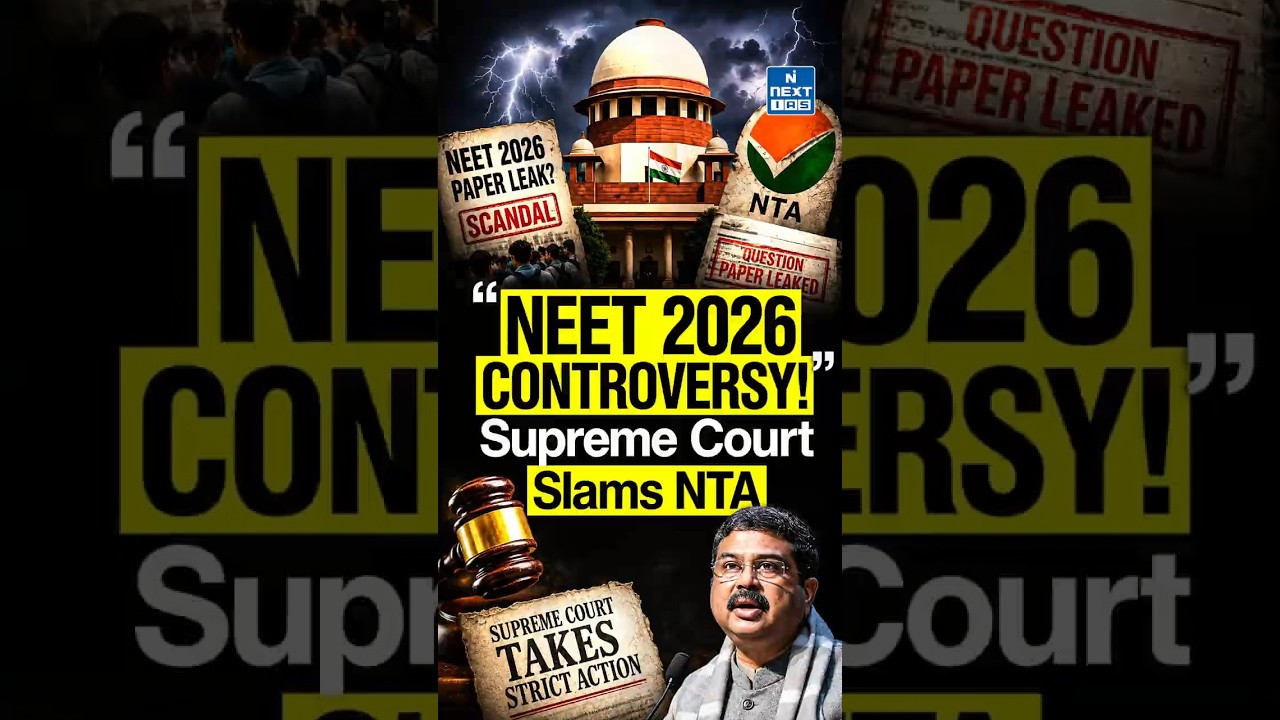 Supreme Court Questions NTA Again | Is India&rsquo;s Exam System Failing? | NEXT IAS
