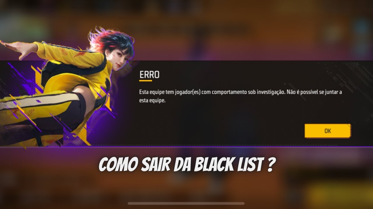 Como sair da black list no Free Fire ?? Método atualizado 2026 📁100% funcional 1 a 7 dias 