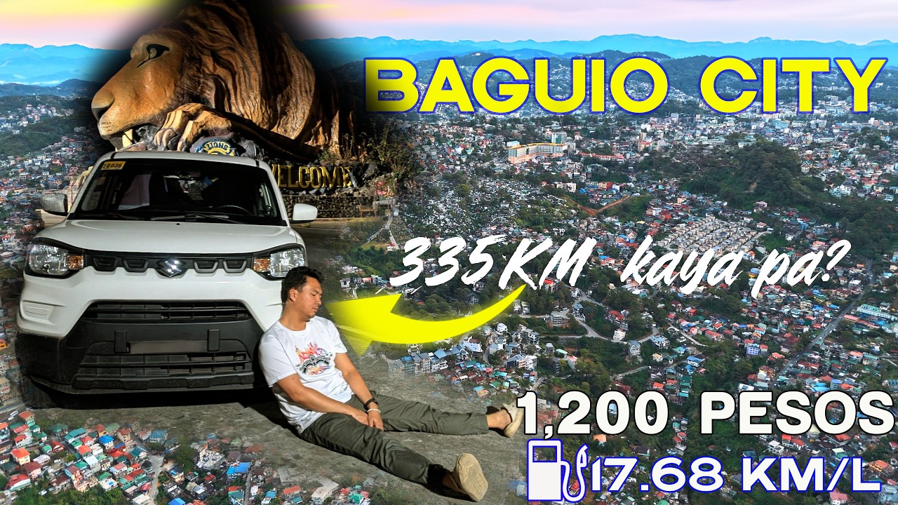 Can This Tiny Car Survive Baguio’s Steepest Streets? 335KM TAGAYTAY to BAGUIO | SPRESSO | MAC CREUS