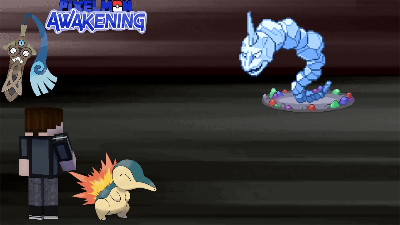 Pixelmon Awakening:Episode 2:The Cave Of the Crystal Onix! (Pixelmon MineCraft Role-Play)