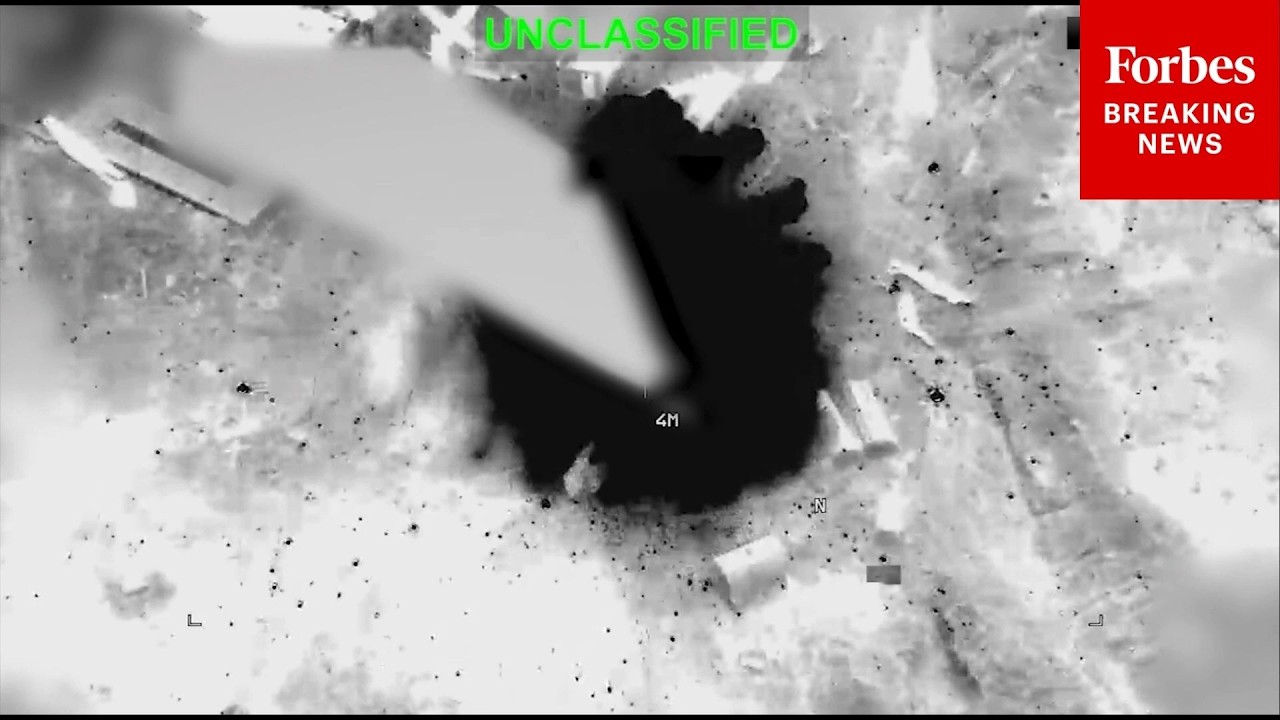 BREAKING NEWS: CENTCOM Releases Video Of The Latest Strikes On Iran