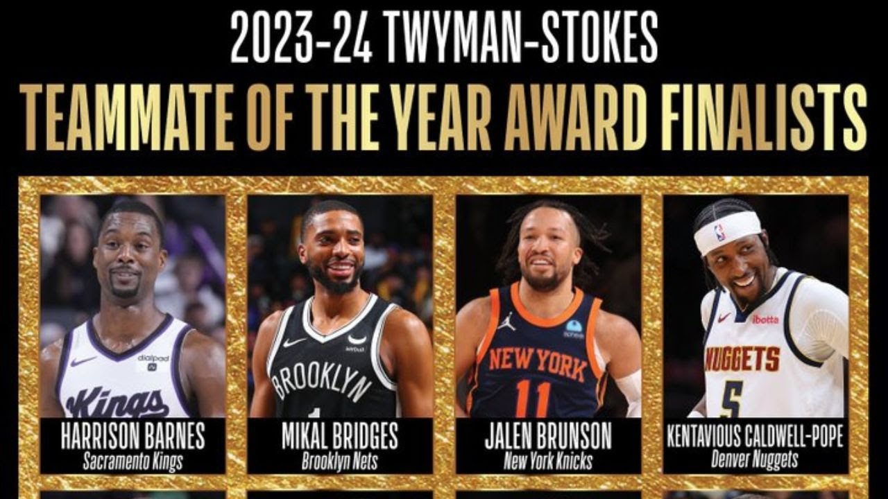 2023-24 Twyman-Stokes Teammate of the Year Award