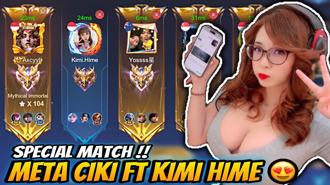 META CIKI BERSAMA KIMI HIME😱😍🔥