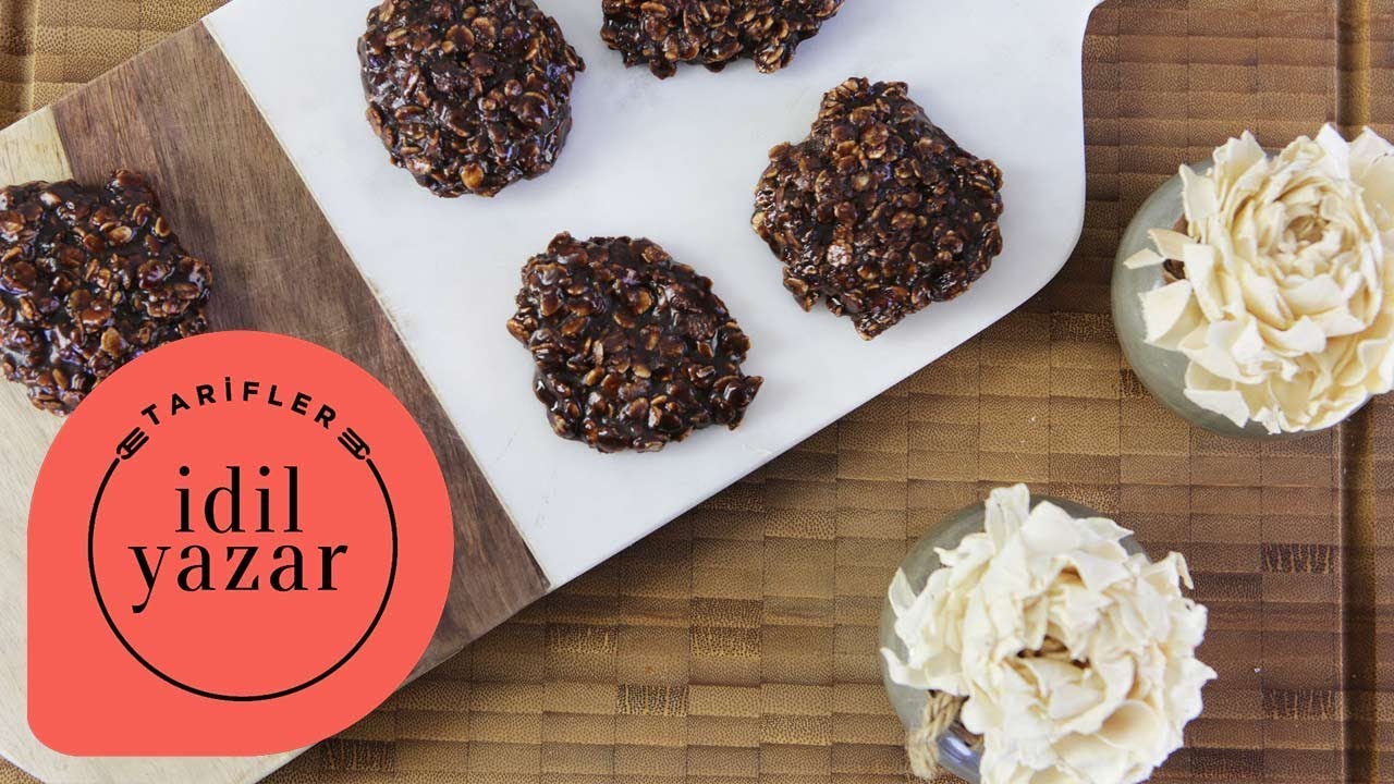 Çikolatalı, Fıstık Ezmeli Pişmeyen Kurabiye - İdil Yazar - Yemek Tarifleri