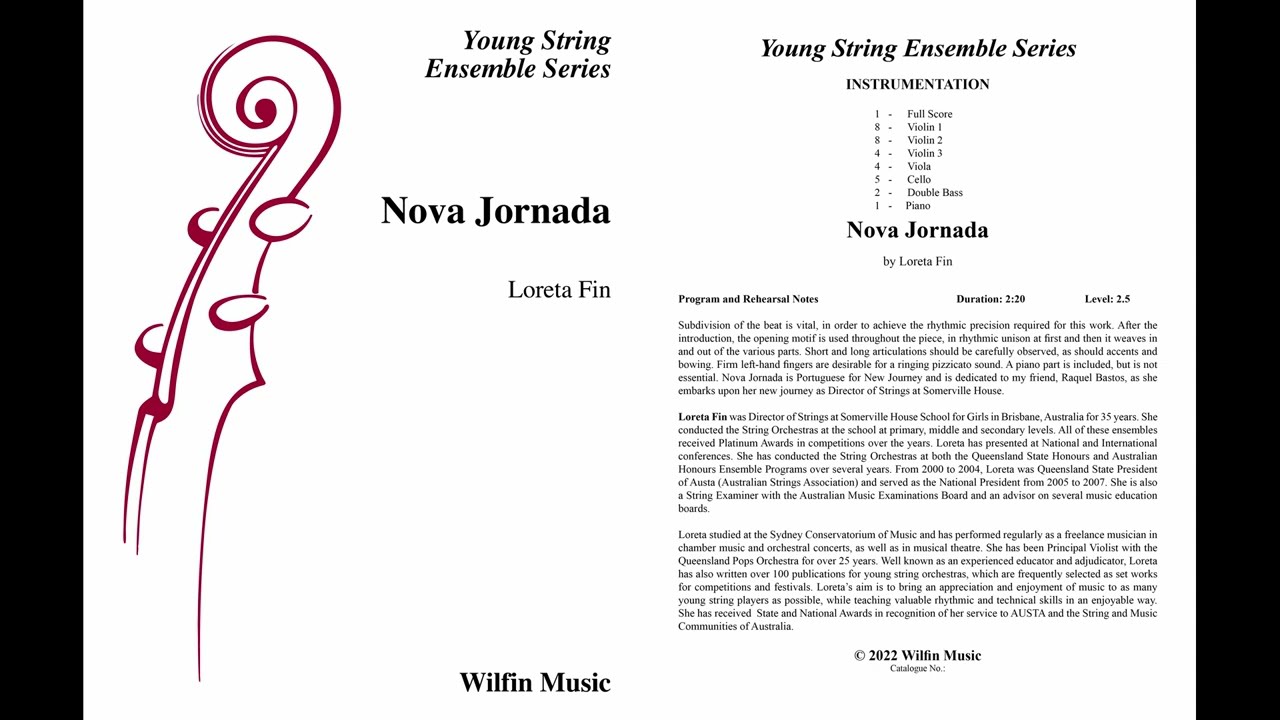 Nova Jornada, by Loreta Fin &ndash; Score & Sound