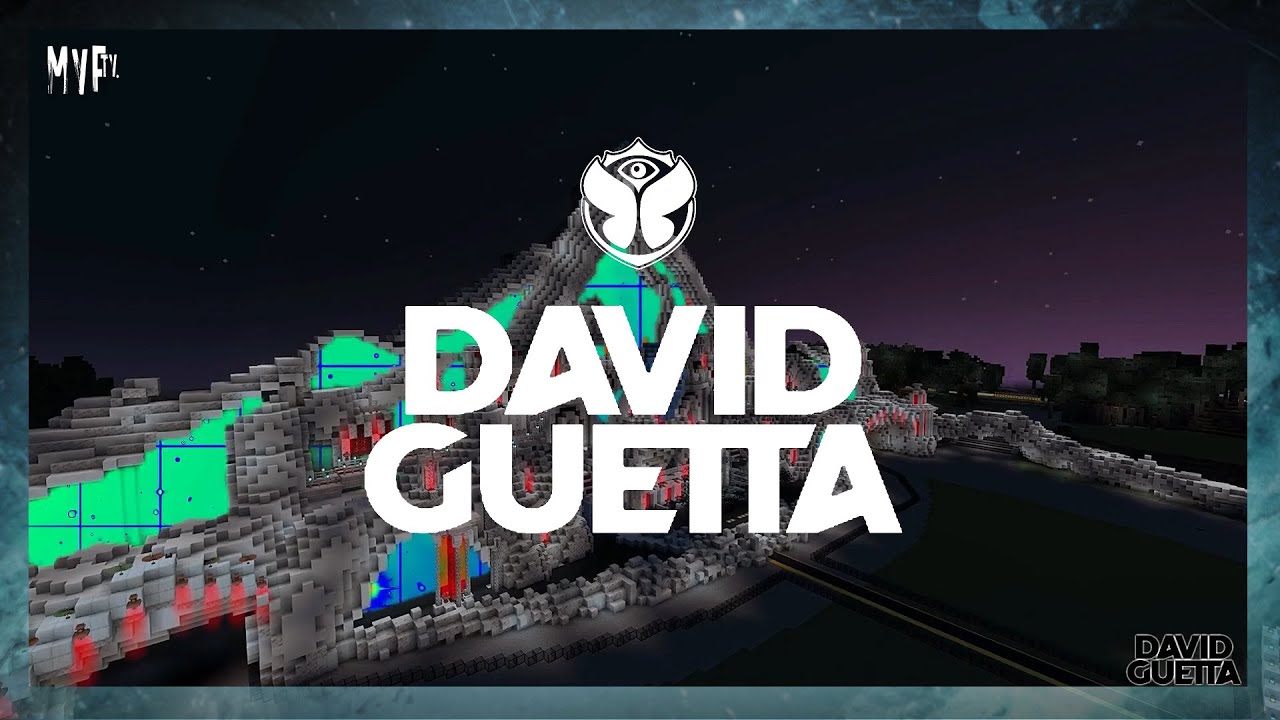 David Guetta - Tomorrowland 2025 ( Main Stage) MINECRAFT VERSION