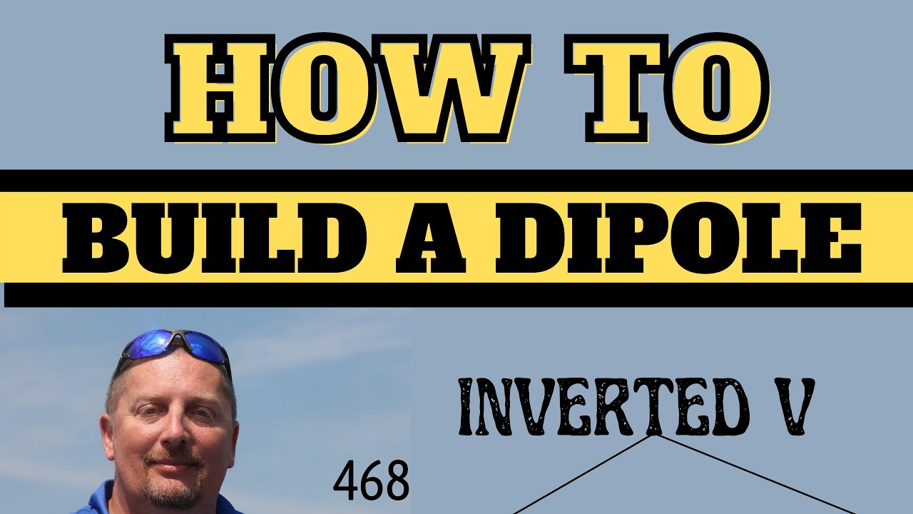 HOW TO BUILD A DIPOLE / HOW TO MAKE A DIPOLE ANTENNA FOR HAM RADIO