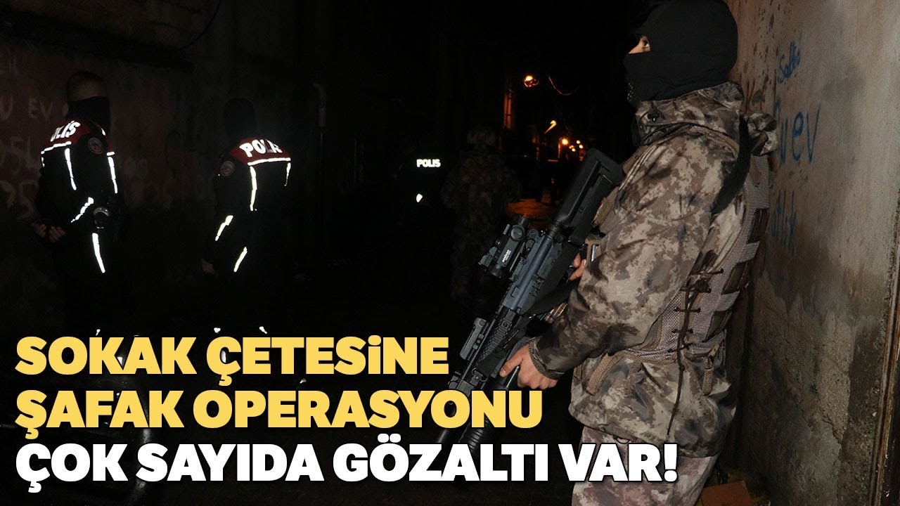 Adana'da Sokak Çetesine Şafak Operasyonu: 11 Gözaltı