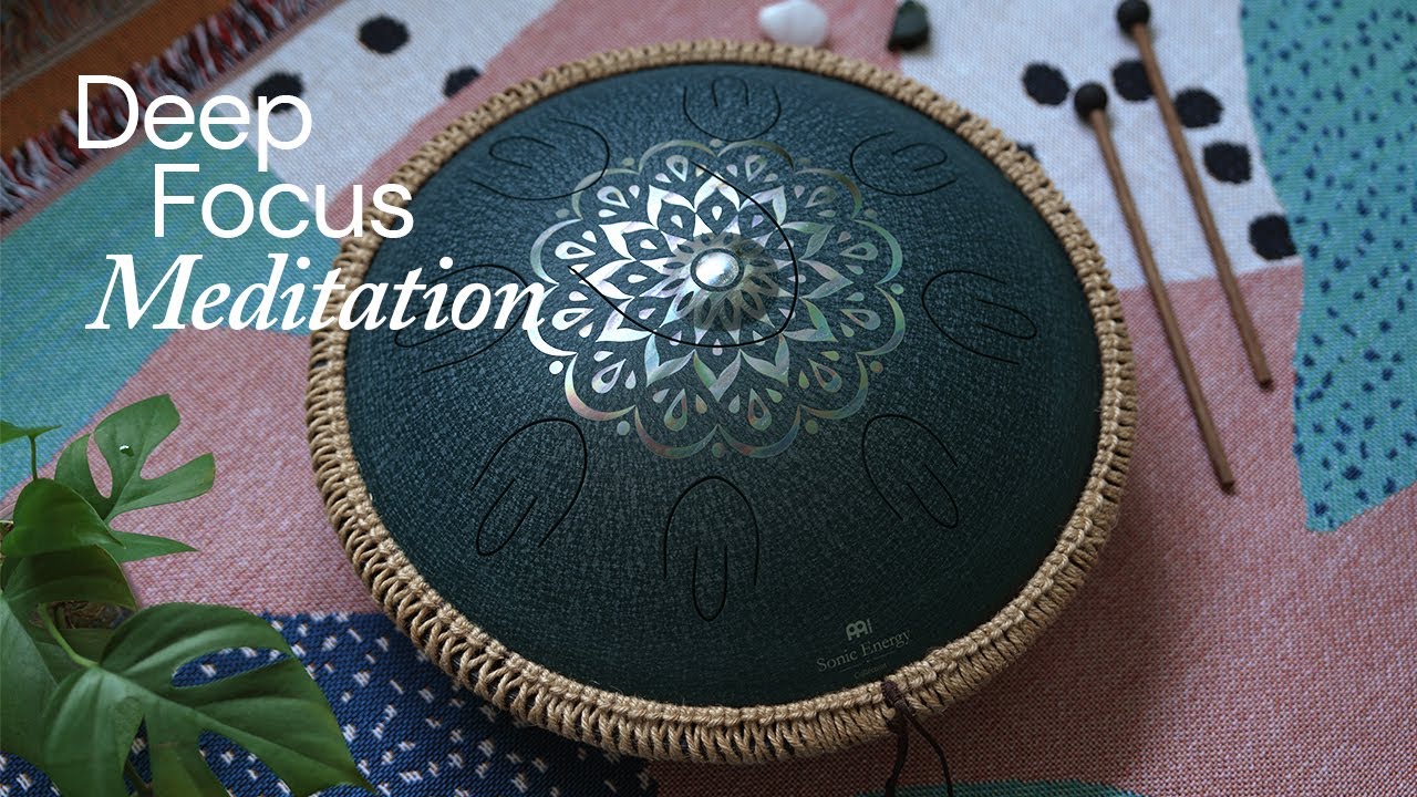 15 Minutes Deep Focus Meditation with Tongue Drum | Blissful and Peaceful Relaxation