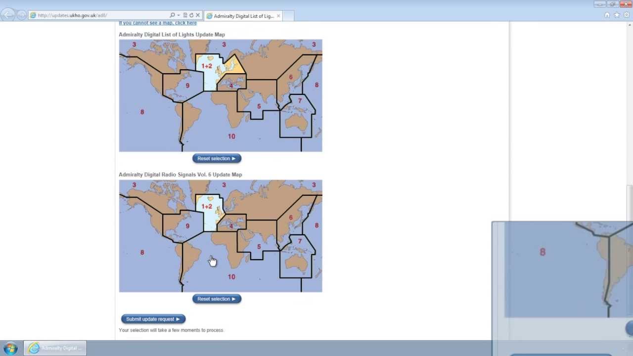 Manually Downloading ADMIRALTY Digital Publications (ADP) Updates from the UKHO website