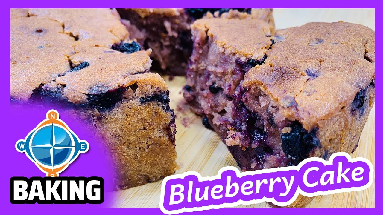 Blueberry Cake | Recipe #84 | Easy Baking For Kids!