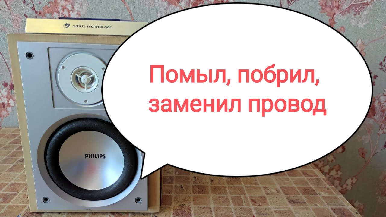 Разборка акустической системы Philips FWB-MC70/1 speaker system
