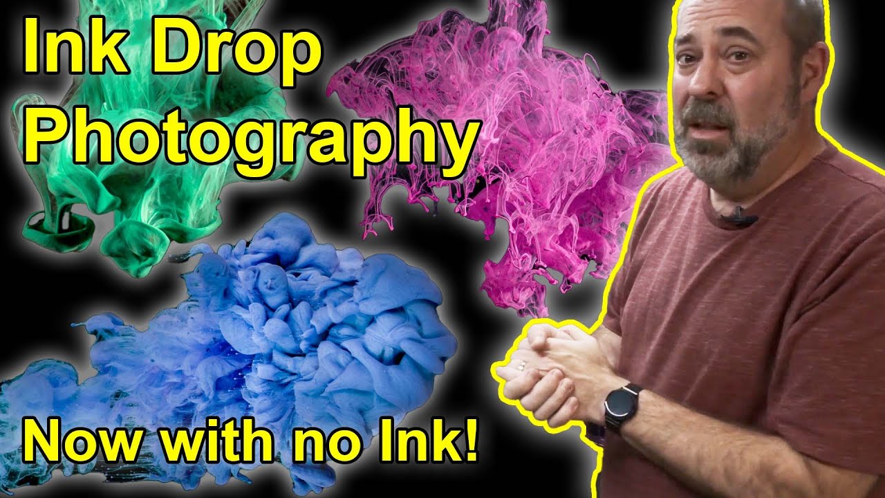 Ink Drop Photography, no with no Ink! (Actually colourful Latex Paint in water)