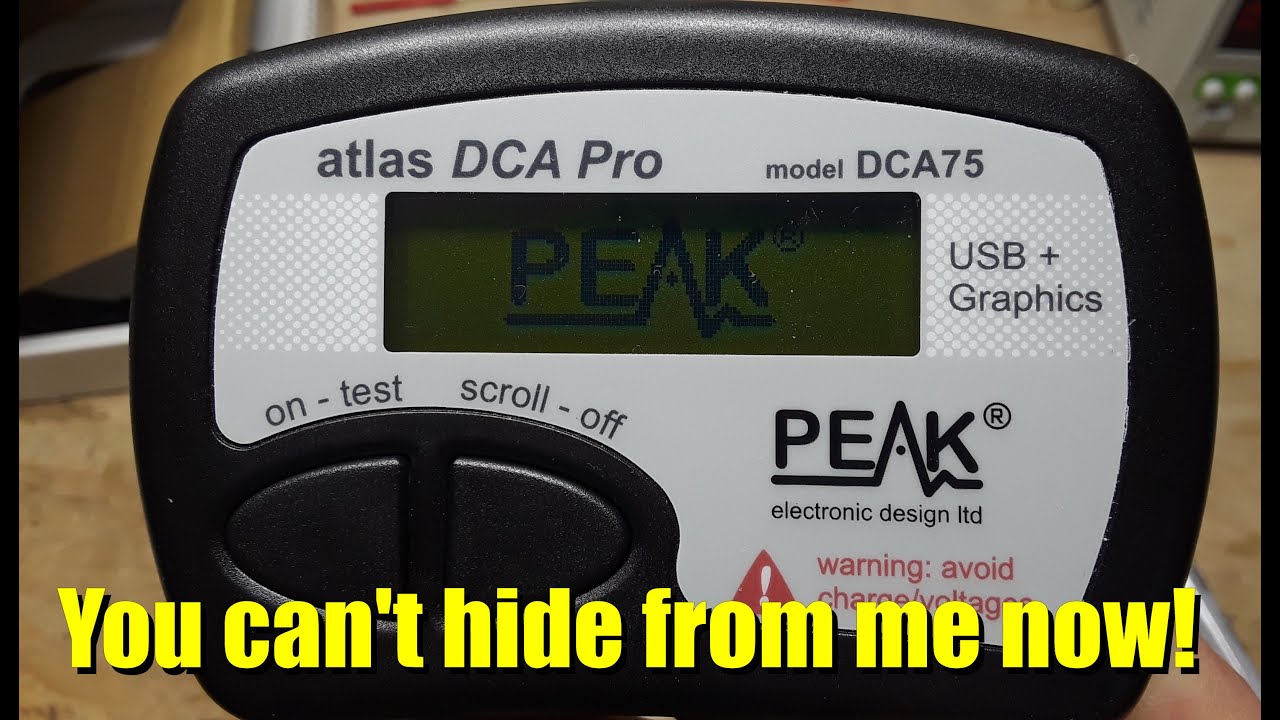 Peak Atlas DCA Pro Semiconductor Analyzer and Curve Tracer