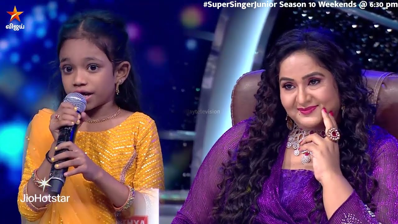 Glimpse of Ooru Sanam Thoongidichu Song by #Nasreen 😍❤️ | Super Singer Junior 10 | Episode Promo