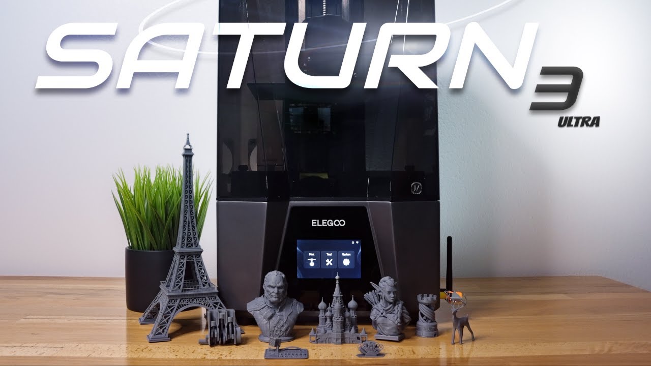 Elegoo Saturn 3 Ultra - 12K Resin 3D Printer - Unbox & Setup