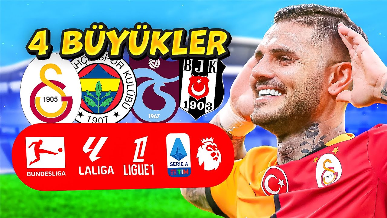 DÖRT BÜYÜKLER 5 BÜYÜK LİGE KARŞI/FC25 KARİYER MODU