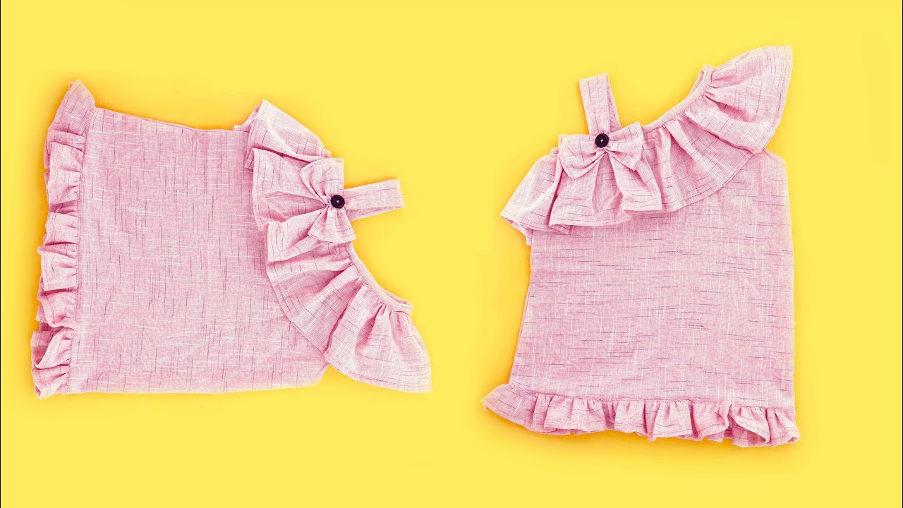 DIY Designer Baby Top Cutting & Stitching | सिंपल और आसान | baby girl