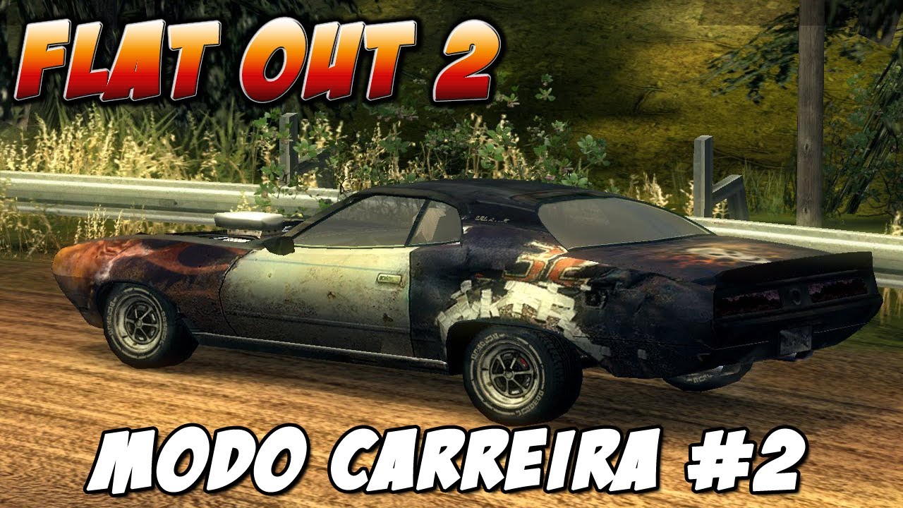 FlatOut 2 - Modo Carreira #2: Sunday Smash Derby, Capotagens e Batidas !