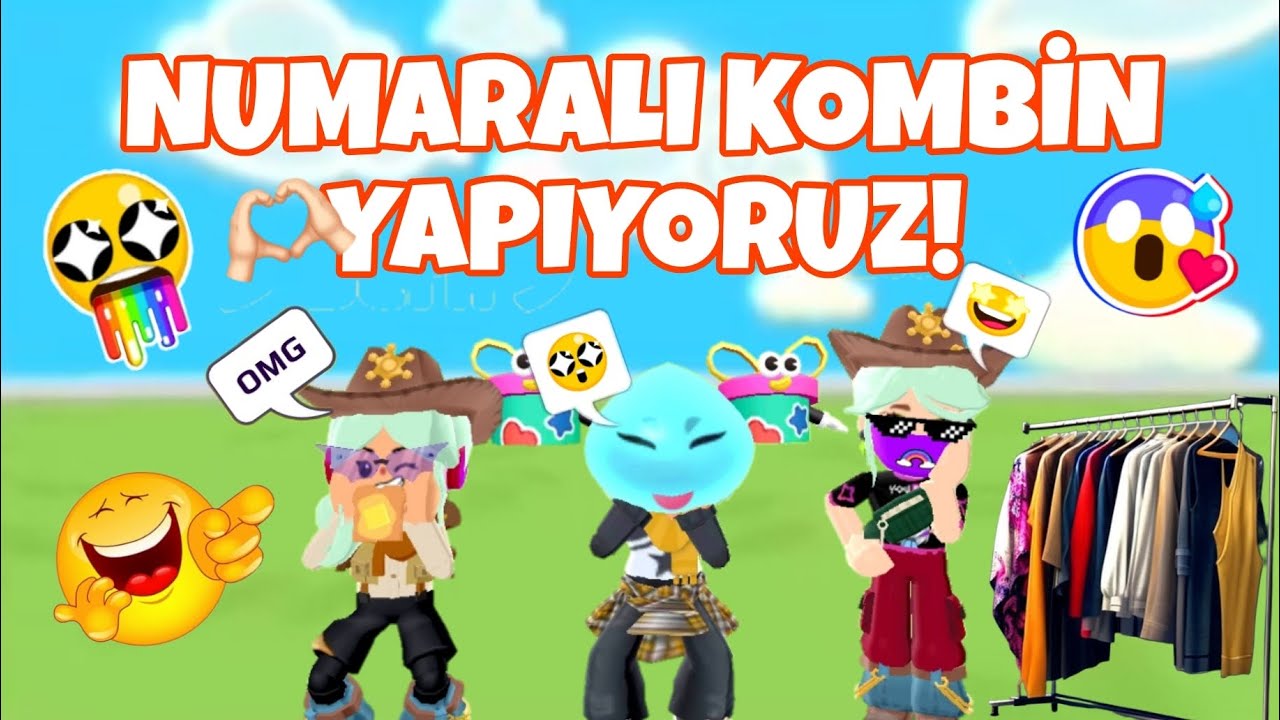 NUMARALI KOMBİN YAPIYORUZ!🤣🤣🤣|TİNA PK XD|