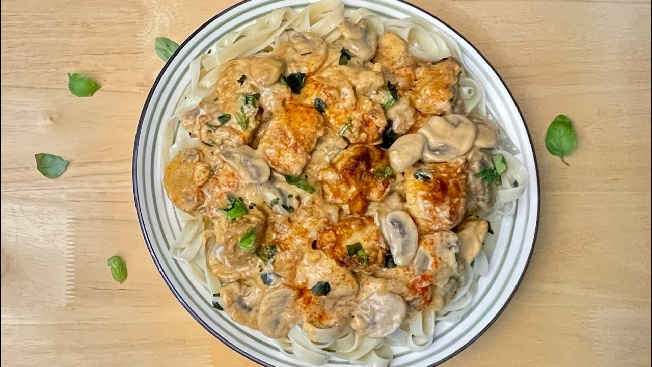 Creamy Chicken Stroganoff in 30 Min!
