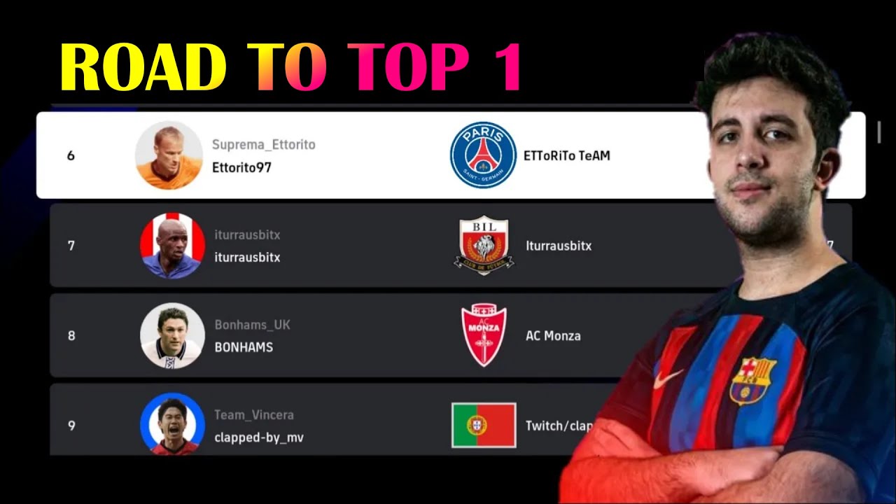 eFootball™ 2024 | ETTORITO97 ROAD TO TOP 1 EFOOTBALL LEAGUE 2024
