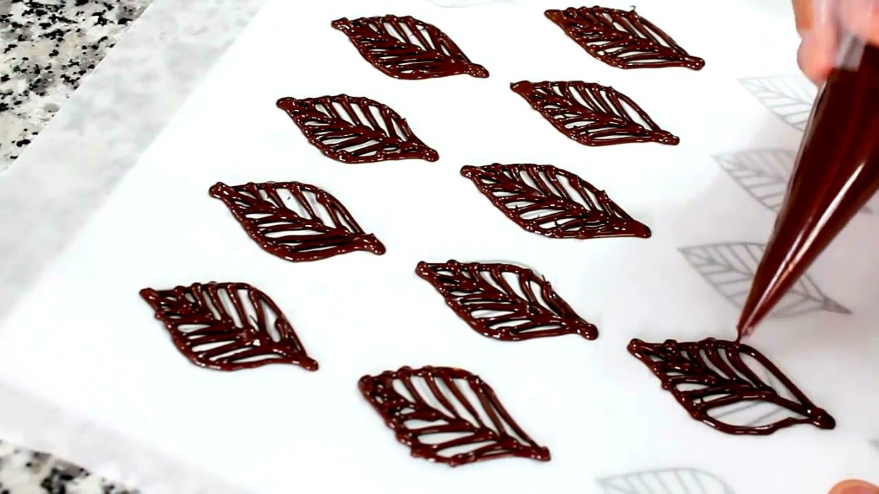 How to make Chocolate Leaves