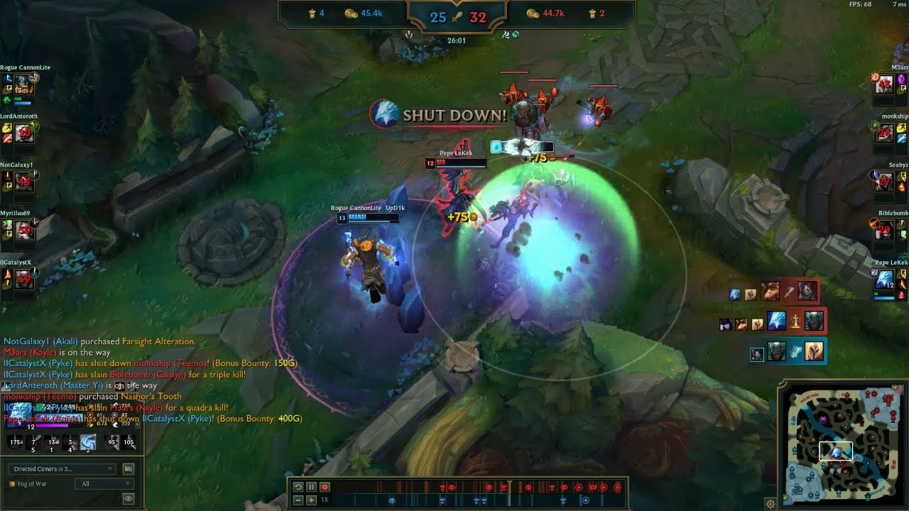 This is not a pyke highlight, its an anivia one (LoL highlights)