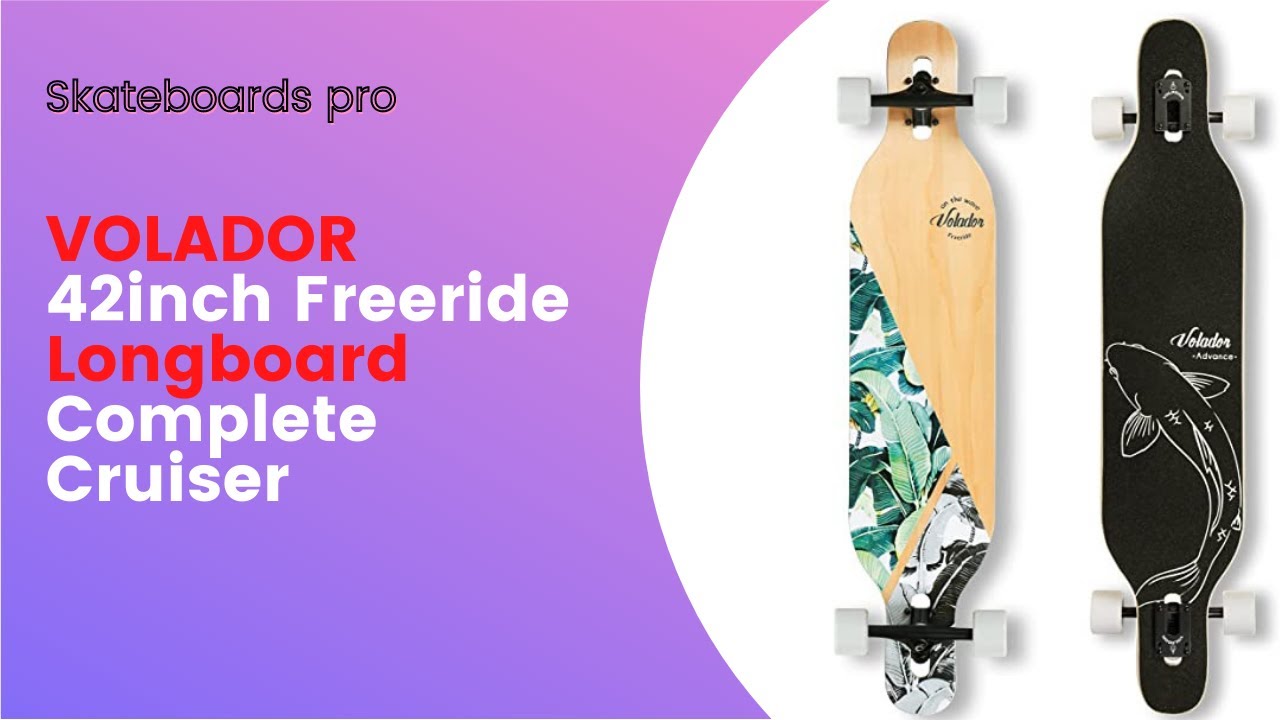 volador 42inch freeride longboard complete cruiser | volador longboards