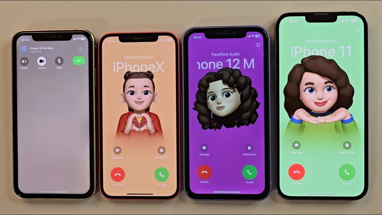 Facetime Incoming call &Outgoing call iPhone16pro iPhone12 iPhone16 iPhone13promax