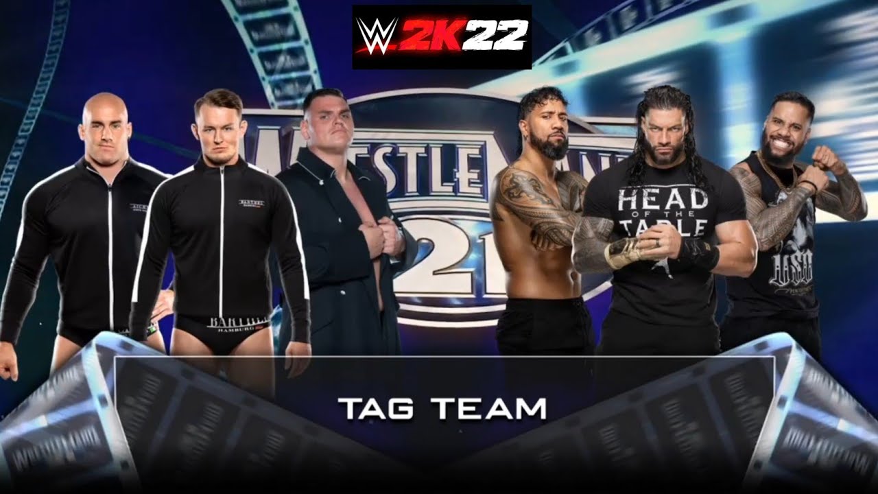 WWE 2K22 - Imperium vs The Bloodline ( Strong Style Brutal Match ) GamePlay