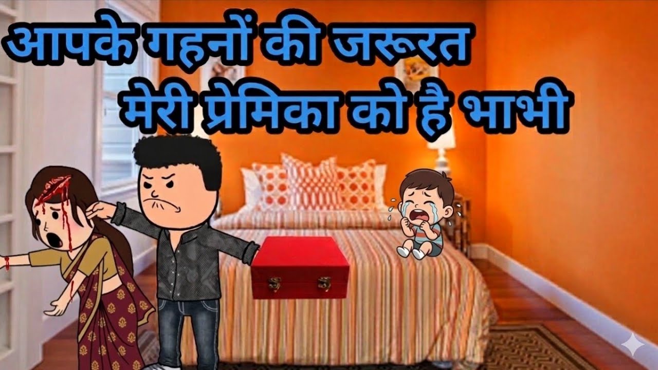 मेरी प्रेमिका को इन गहनों की ज्यादा जरूरत है भाभी#bedtimestories #hindianimatedstories#cartoon 