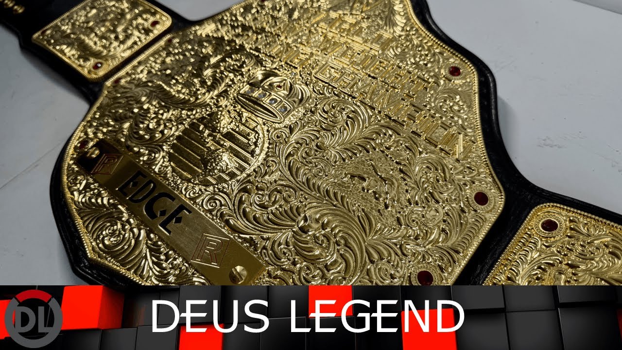 Cast WWE 3D Big Gold Belt от Altair Belts/Ali Anas Review | 4K #wwe #wwechampionship