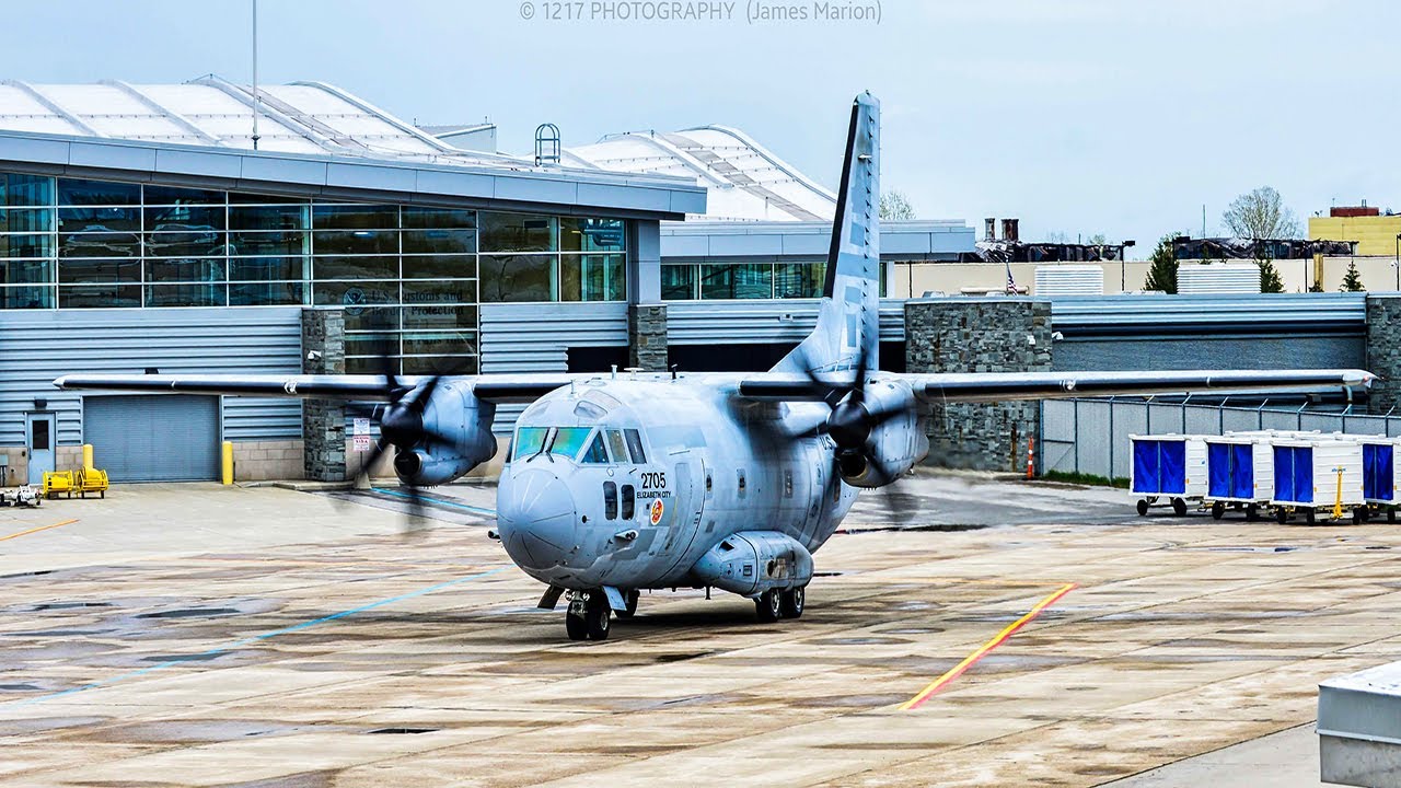 US Coast Guard Alenia HC-27J Spartan (2705) Niagara Falls Int'l Airport 5/15/18