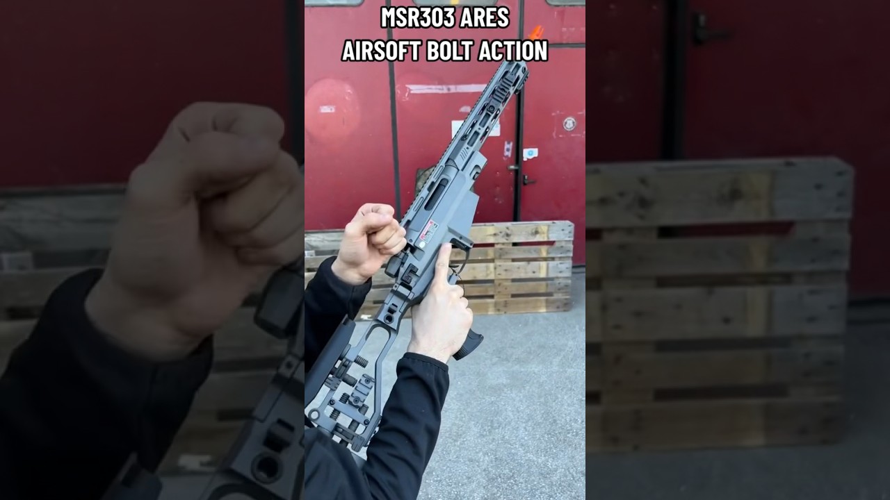ASMR Airsoft Bolt Action Ares MSR303 Titanium Grey || #airsoft #asmr #unboxing