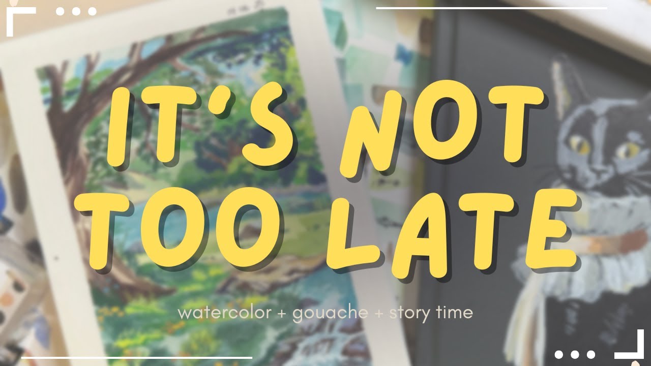 Mechanical Engineer to… Artist?? | Paint & Chat #gouache #watercolor